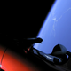 El Tesla Roadster en el espacio.